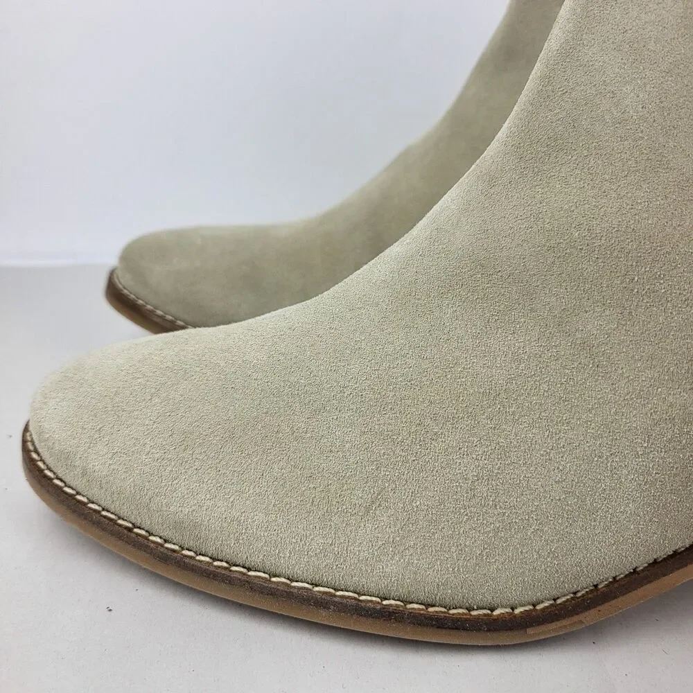 PAUL GREEN Suede Braided Cutout Bootie Size 6 UK 8.5 US